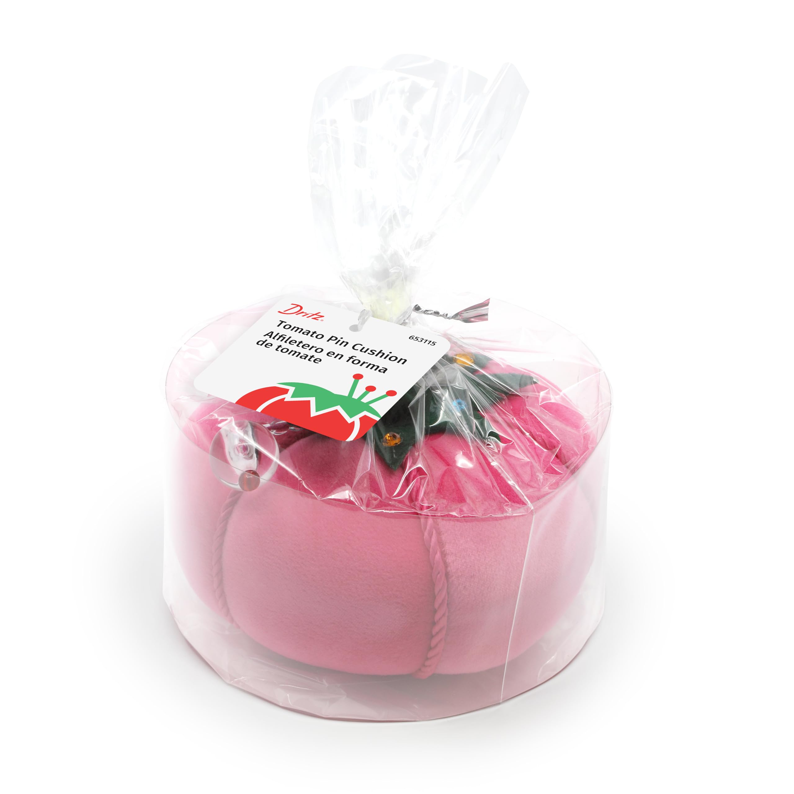 Amazon.com: Dritz 653115 Tomato Pin Cushion, Pink Velvet (85313)